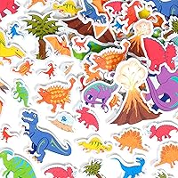 READY 2 LEARN Foam Stickers - Dinosaurs - Pack of 152 - Self-Adhesive Stickers for Kids - 3D Puffy Dinosaur Stickers for Laptops, Party Favors and Crafts