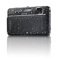 Sony Cyber-Shot DSC-TX10 16.2 MP Waterproof Digital Still Camera with Exmor R CMOS Sensor, 3D Sweep Panorama and Full HD 1080/60i Video (Black)