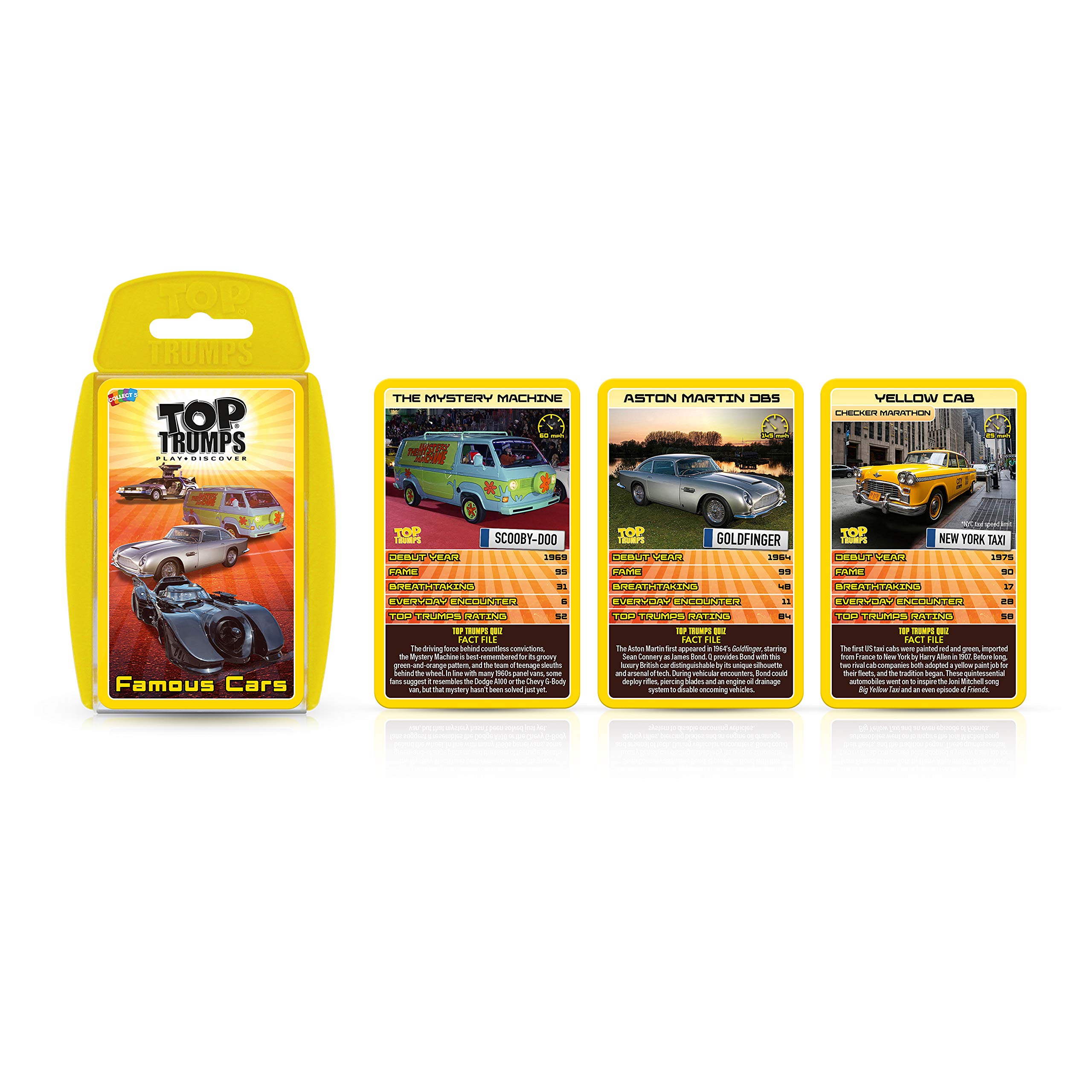 Top Trumps Famous Cars Card Game
