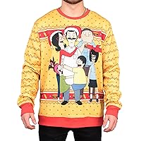 Adult Unisex Bob's Burgers TV Show Family Holiday Hug Ugly Christmas Sweater