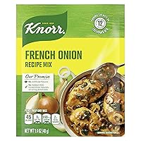 Knorr Soup Mix and Recipe Mix For Soups, Sauces and Simple Meals French Onion No Artificial Flavors 1.4 oz, Pack of 12