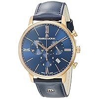 Maurice Lacroix Men's EL1098-PVP01-411-1 Eliros Analog Display Quartz Blue Watch