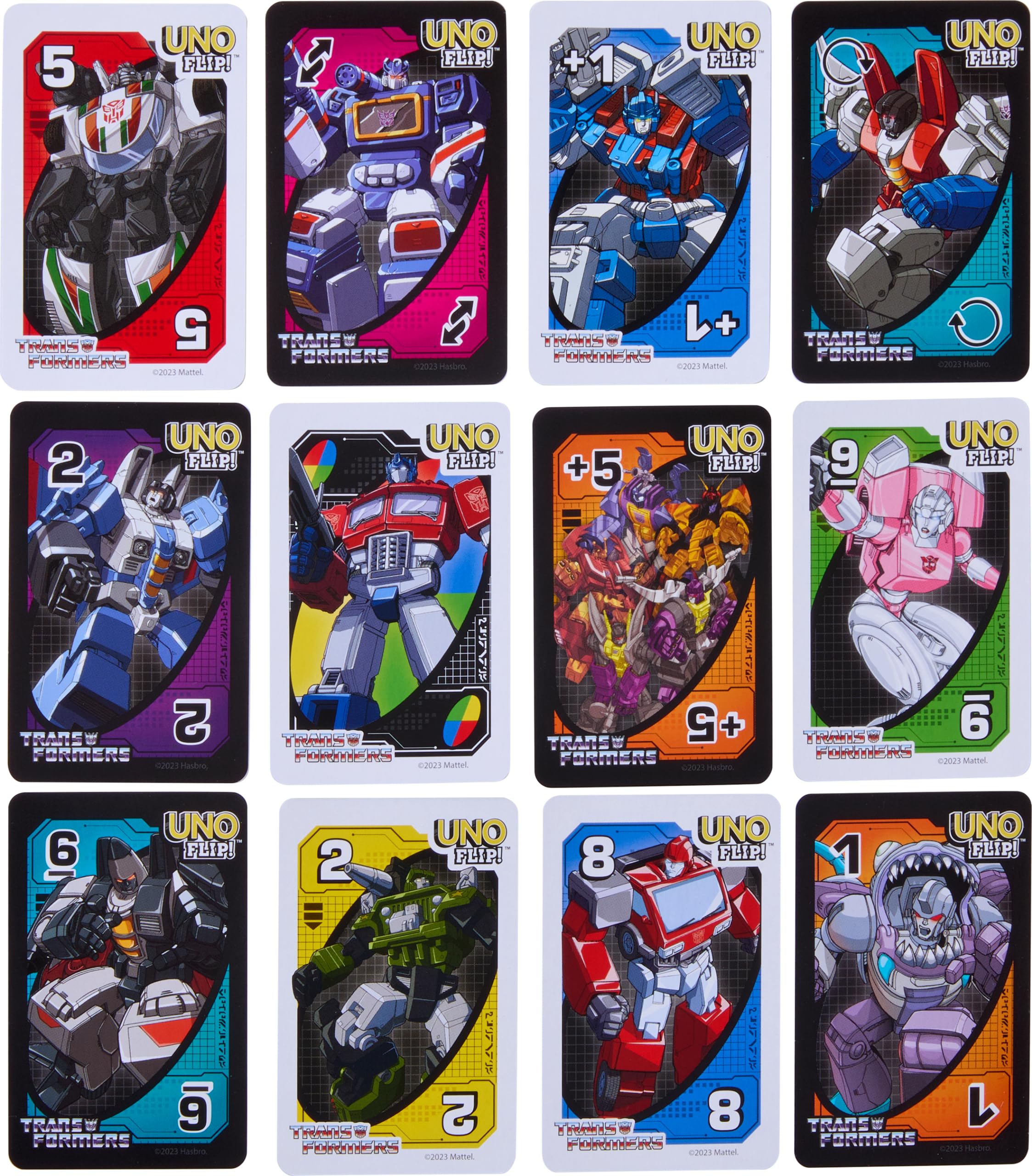 Mattel Games UNO Flip Transformers