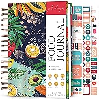 PLANBERRY Food Journal Premium – Nutrition Planner – Diet & Calorie Tracker – Meal & Exercise Diary – Weight Loss Journal (Summer Smoothie)