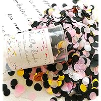 Promotional Custom Push Pop Confetti Poppers Customized Party Supplies Personalized Wedding Birthday Baby Shower Bridal Anniversary Party Poppers Gift Give Aways (300 Pack, 19)