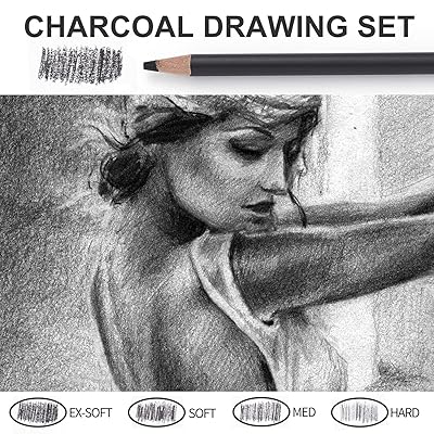 Qionew Professional Drawing Sketching Pencil Set - 12 Pack Art