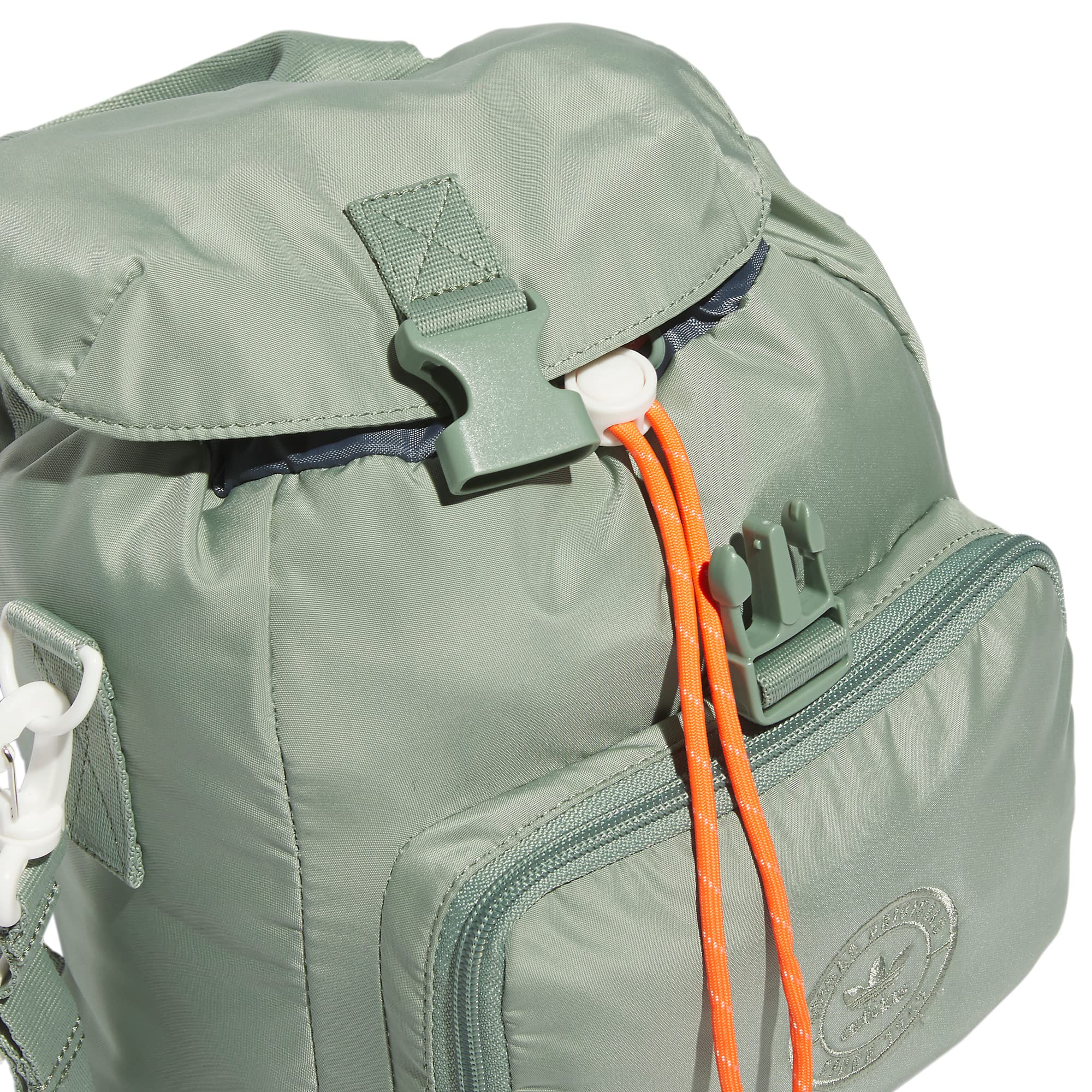 adidas Originals Micro 3.0 Mini Backpack, Silver Green/Semi Impact Orange, One Size