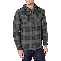 Legendary Whitetails Men's Archer Flannel Thermal Lined Shirt Jacket, Quilted Insulated Plaid Work Outerwear Coat