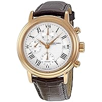 Raymond Weil Men's 7737-PC5-00659 Maestro Analog Display Swiss Automatic Brown Watch
