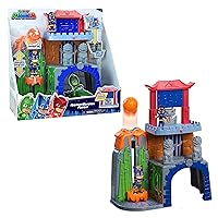 PJ Masks Mystery Mountain Playset, 3-inch Catboy and Night Ninja Figures, 4-pieces, Kids Toys for Ages 3 Up by Just Play