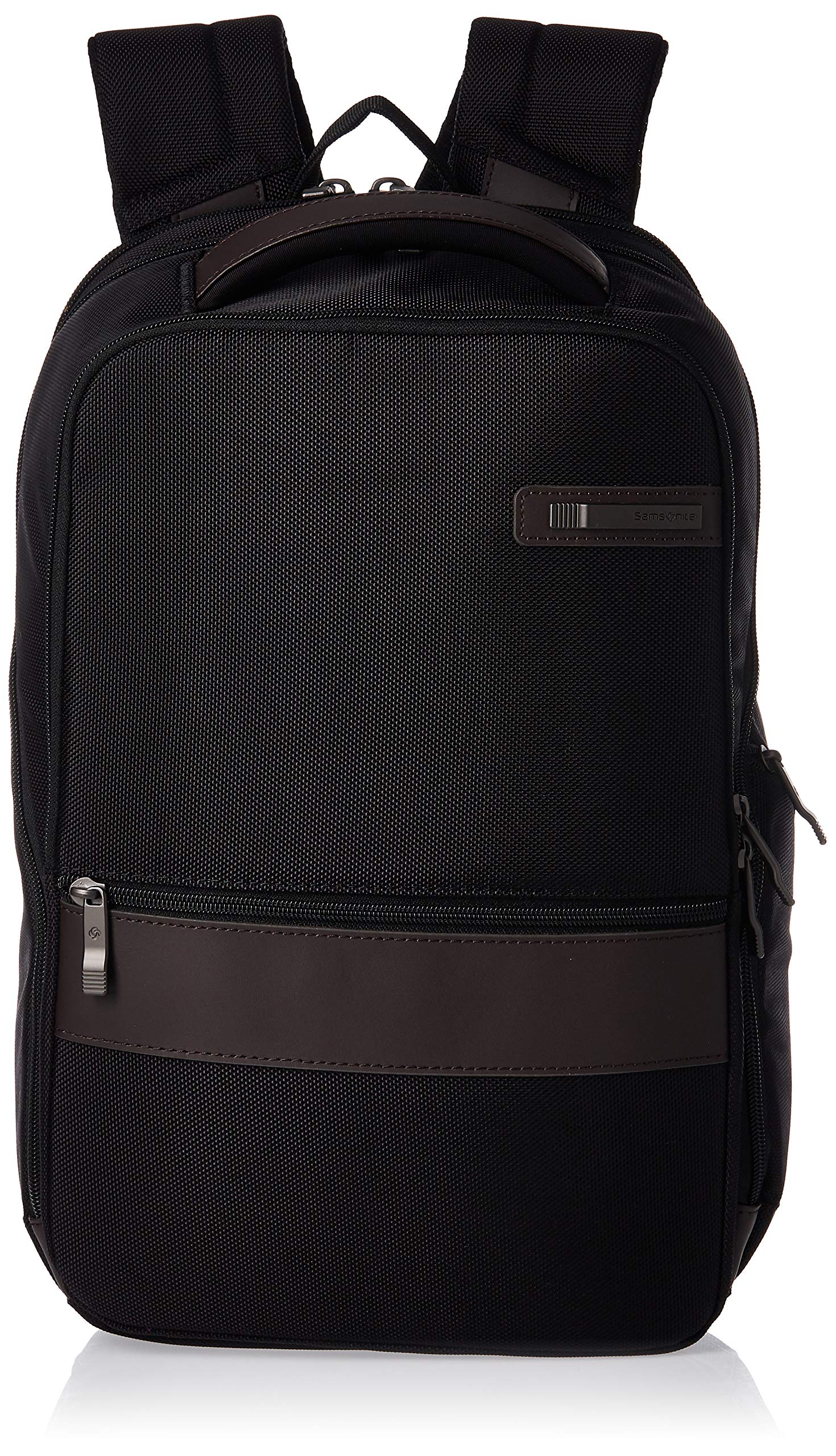 Samsonite Kombi Business Backpack, Black/Brown, 16.25 x 10.5 x 5-Inch