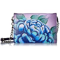 Anna by Anuschka Women's Hand-Painted Genuine Leather Flap Organizer Wallet