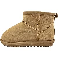Crystal Unisex Young Age TODDLER Genuine Sheepskin Shearing Winter Snow Boots