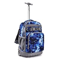 Tilami Rolling Backpack 18 inch Wheeled Backpack School College Student Travel Trip Boys and Girls