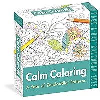 Calm Coloring Page-A-Day Calendar 2025: A Year of Zendoodle® Patterns
