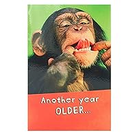 Birthday Card for Him/Her/Friend - Monkey Design