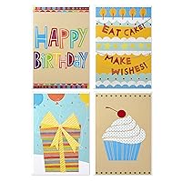 Hallmark Assorted Birthday Cards (Birthday Icons, 12 Cards and Envelopes)