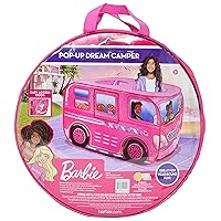 Barbie Camper Pop Up Play Tent – Large Princess Castle Tent for Girls | Folds for Easy Storage with Carrying Bag Included | Amazon Exclusive – Sunny Days Entertainment