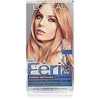Feria Multi-Faceted Shimmering Permanent Hair Color, 822 Rose Gold (Medium Iridescent Blonde), Pack of 1, Hair Dye
