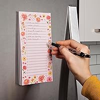 Now Designs Magnetic List It Notepad, Cottage Floral W4.5 x L8.5in