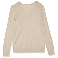 Amazon Essentials Women's Classic-Fit Lightweight Long-Sleeve V-Neck Sweater (Available in Plus Size)