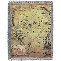 Northwest Lord of The Rings - The Hobbit Woven Tapestry Throw Blanket, 48