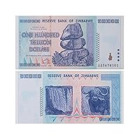 Zimbabwe - 100 Trillion Dollars Collectible Banknote - Uncirculated (2008-AA)