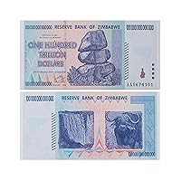 Zimbabwe - 100 Trillion Dollars Collectible Banknote - Uncirculated (2008-AA) P-91