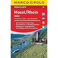Marco Polo FZK26 Mosel, Rhein: Toeristische kaart 1:115 000 (German Edition)