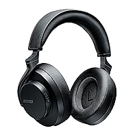 Shure AONIC 50 Gen 2 Wireless Noise Cancelling Headphones, Premium Studio-Quality Sound, Bluetooth 5, Customizable EQ, Comfort Fit Over Ear, 45 Hours Battery Life, Fingertip Controls - Black