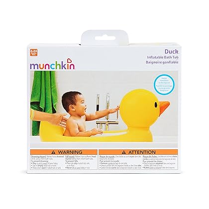 Munchkin® Duck™ Inflatable Baby Bathtub with White Hot® Heat Alert