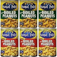 3 Pack Boiled Peanuts and 3 Pack Cajun Boiled Peanuts (Total of 6)