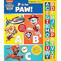 PAW Patrol Chase, Skye, Marshall, and More! - Trace and Say 26-Button Early Learning Sound Book - Alphabet, 100+ First Words, and More! - PI Kids PAW Patrol Chase, Skye, Marshall, and More! - Trace and Say 26-Button Early Learning Sound Book - Alphabet, 100+ First Words, and More! - PI Kids Board book