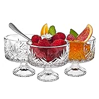 Godinger Glass Dublin Tasters Trifle, Custom, Clear, 16 Pc Set