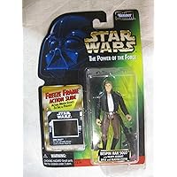 Star Wars, The Power of the Force Green Card, Bespin Han Solo Action Figure, 3.75 Inches