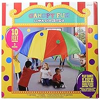 Canopy Fun Game Multicolor Fabric Playtime Paradise - 10' (Pack of 5) - Perfect for Kids Outdoor & Indoor Fun
