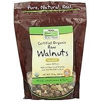 NOW Foods Walnuts, Raw & Organic, 12-Ounce