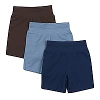Hanes unisex-baby Shorts, Ultimate Flexy Knit, Baby & Toddler, 3-pack