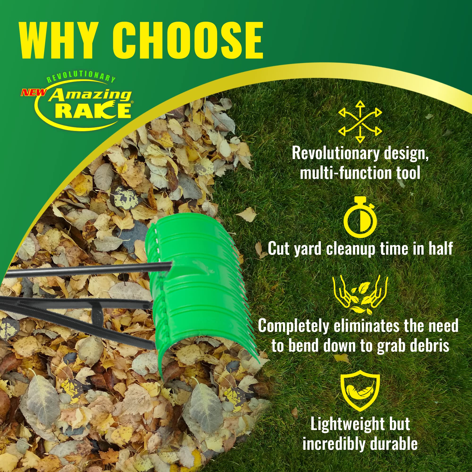 Mua Amazing Rake Back Saving Garden Rake ― Leaf Rakes for Gardening ...