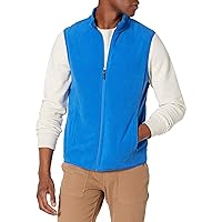 Amazon Essentials Men's Full-Zip Polar Fleece Vest (Available in Big & Tall)