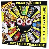 Crazy Hot Sauce Gift Set - Gourmet Challenge Dice Game - Prefect Premium Gourmet Gifts for Men.