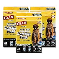 for Pets Activated Carbon Puppy Training Pads | Carbon Activated Puppy Pads for All Dogs | Giant Sized Dog Training Pads, Super Absorbent and Leak Proof Puppy Pee Pads, 72-Count