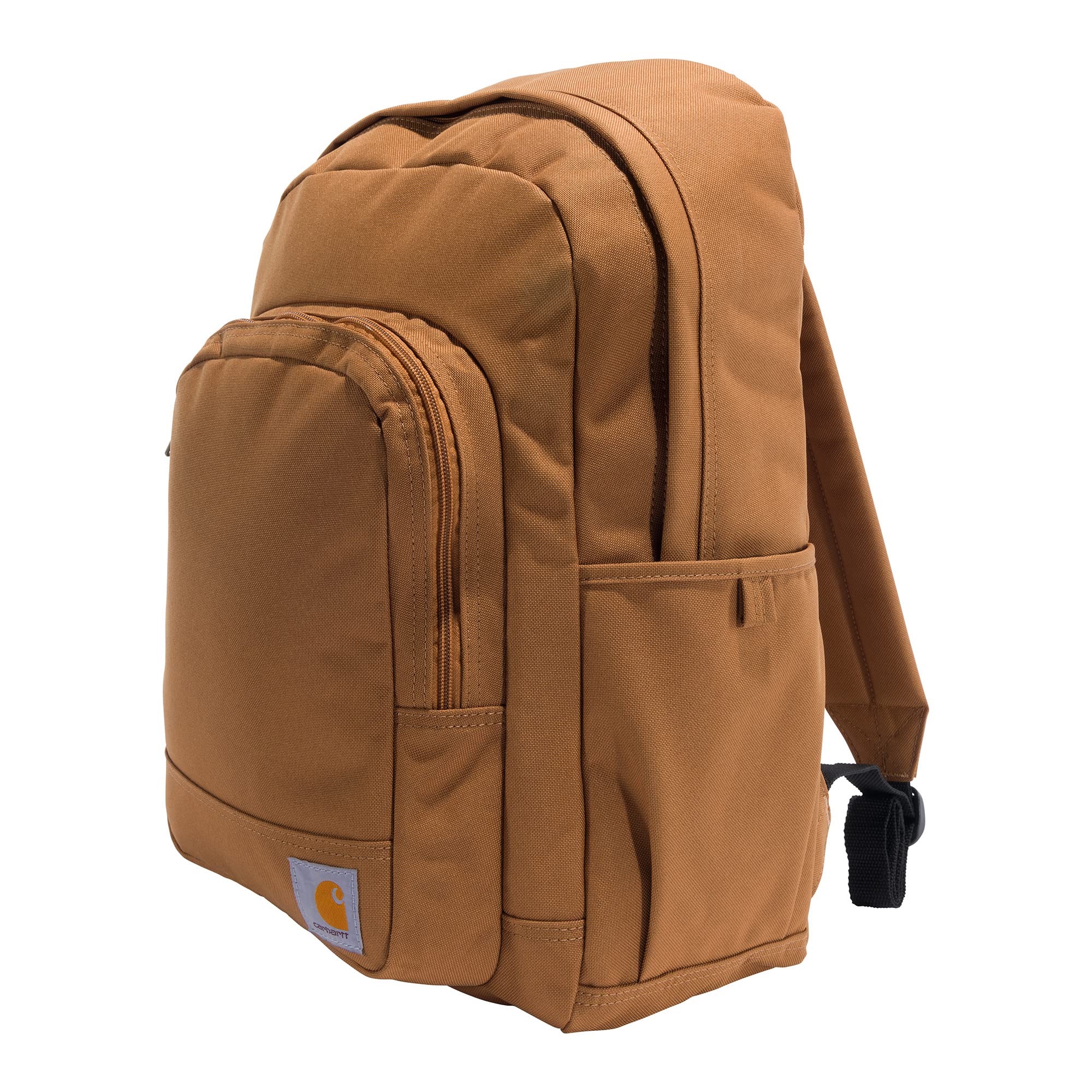Carhartt 25L Classic Backpack, Durable Water-Resistant Pack with Laptop Sleeve, Brown, One Size