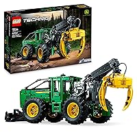 LEGO 42157 Technic Skidder John Deere 948L-II, Toy Construction Vehicle with Pneumatic Functions and 4 Wheels, Model to Build, Gift for Kids