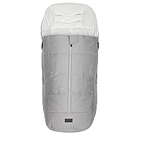 Diono Quantum Classic All Weather Footmuff To Protect Your Baby in Car Seats & Strollers, Light Grey Cube