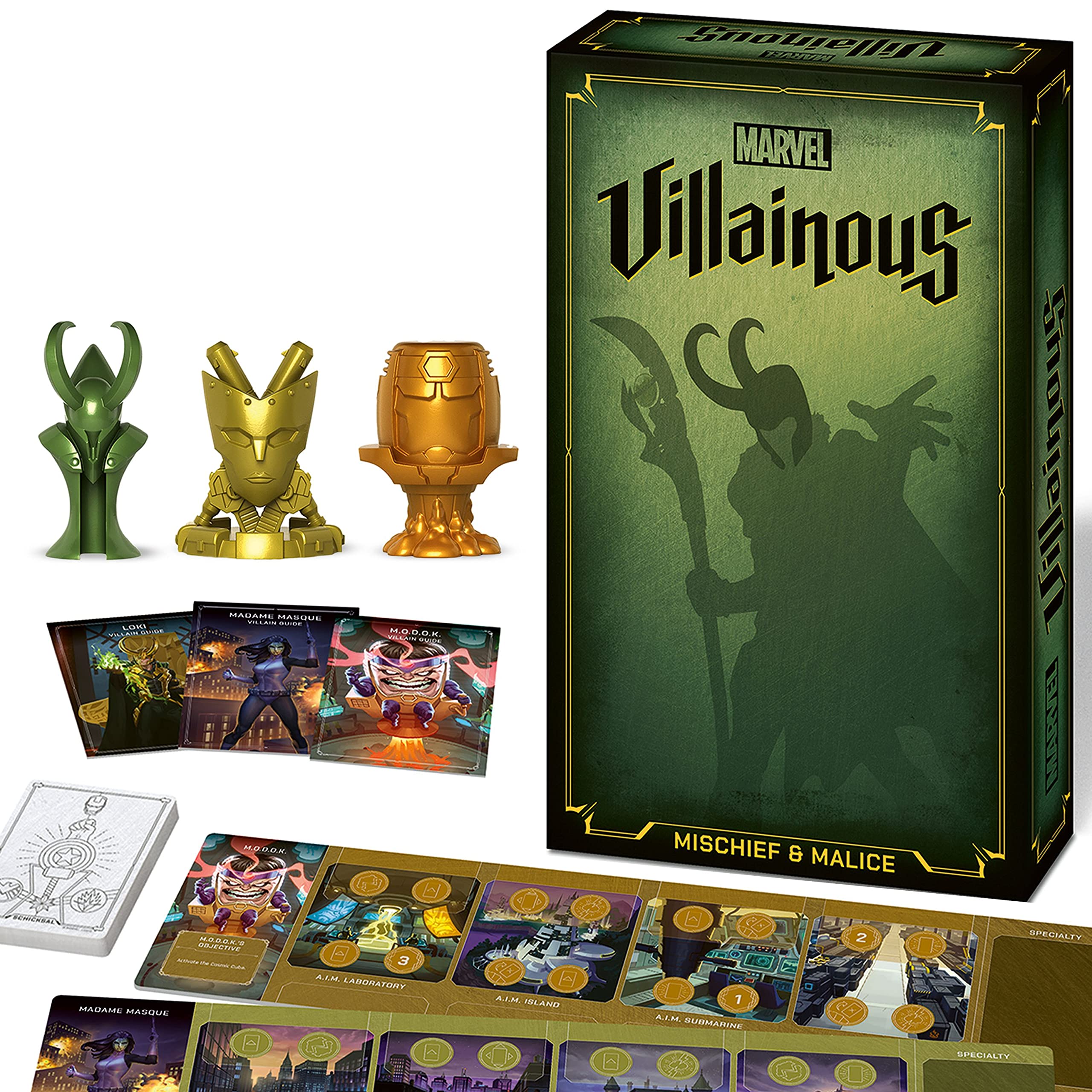 Ravensburger Marvel Villainous: Mischief & Malice Strategy Board Game, 2-5 players, for Ages 12 & Up – The First Marvel Villainous Expandalone