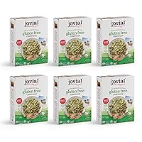 Jovial Whole Grain Brown Rice Caserecce Pasta - Pasta Caserecce, Caserecce Pasta, Whole Grain Pasta, Organic Pasta, Gluten Free, Dairy Free, Brown Rice Pasta, Made in Italy - 12 Oz, 6 Pack