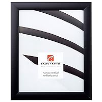 Craig Frames 1WB3BK 5 by 7 Inch Picture Frame, Smooth Wrap Finish, 1 Inch Wide, Black
