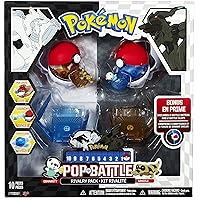 Pokemon Pop 'n Battle Rivalry Pack B&W Series #1 Oshawott (Water Starter) and Sandile