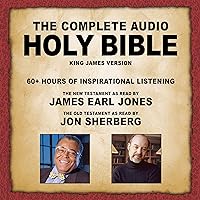 The Complete Audio Holy Bible - KJV: The New Testament as Read by James Earl Jones; The Old Testament as Read by Jon Sherberg The Complete Audio Holy Bible - KJV: The New Testament as Read by James Earl Jones; The Old Testament as Read by Jon Sherberg Audible Audiobook Kindle Paperback MP3 CD